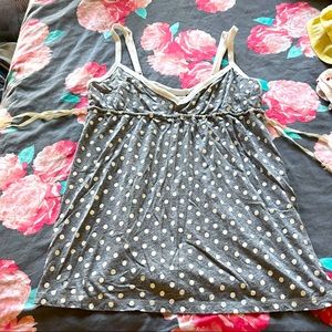 New Rare VS Pink polka dot tank